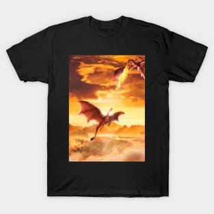 Golden Dragon Fight T-Shirt